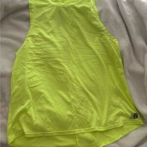 New Balance Women's Neon Yellow Tank Top